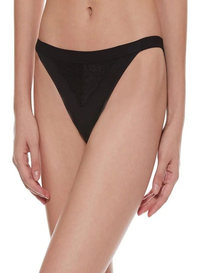 Triumph Triumph International Women's Polyamide Style Spotlight 01 Regular Solid Briefs (Pack of 1) (756I390_Black_S)