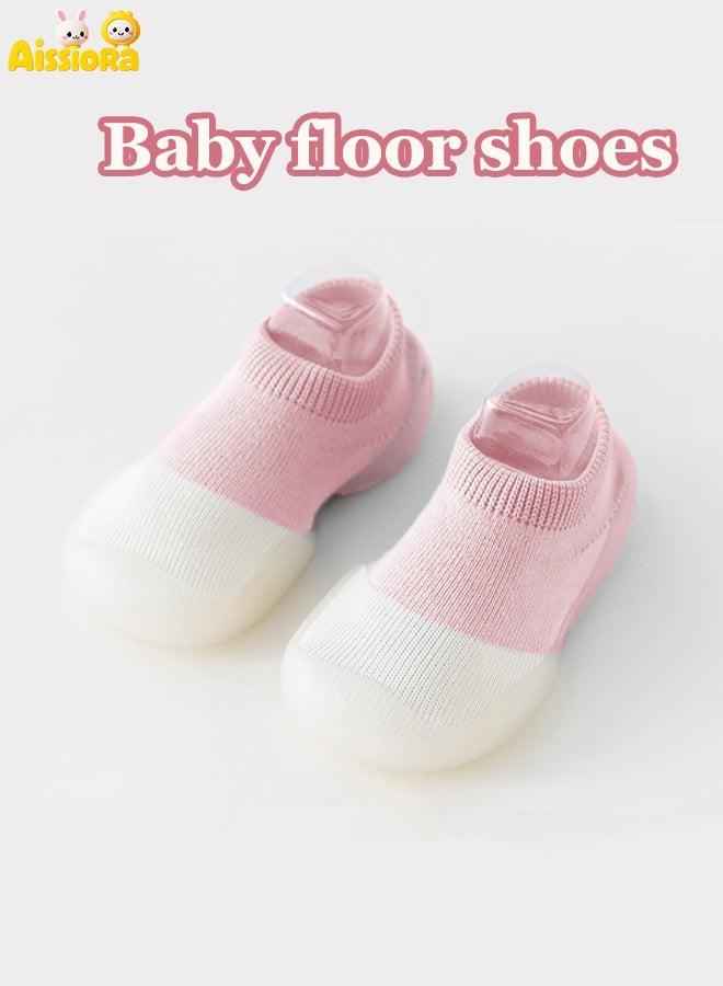 Aissiora Size S Baby floor shoes Baby walking shoes Baby floor socks Non-slip soft-soled shoes Baby mesh shoes Cartoon children's shoes - Image 1