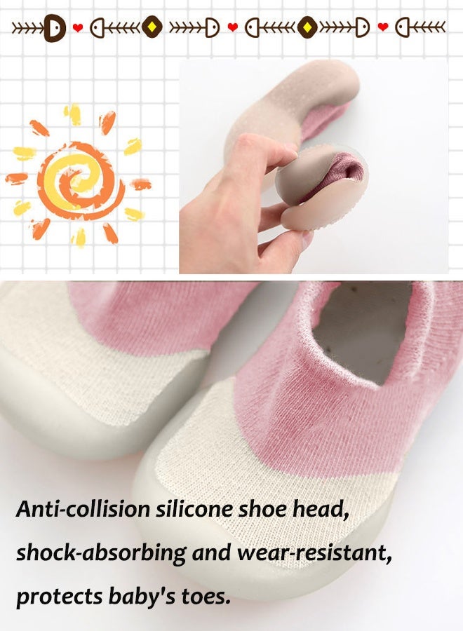 Aissiora Size S Baby floor shoes Baby walking shoes Baby floor socks Non-slip soft-soled shoes Baby mesh shoes Cartoon children's shoes - Image 3