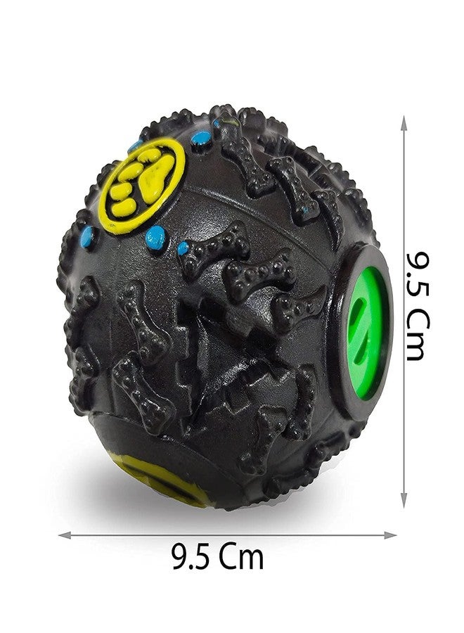 Pups&Pets كرة مكافآت الكلاب من Pups&Pets، موزع طعام الكلاب، لتنظيف الأسنان والمضغ، مصنوعة من مطاط متين غير سام، تصدر صوت صرير (متوسطة الحجم). قد يختلف اللون. - Image 5