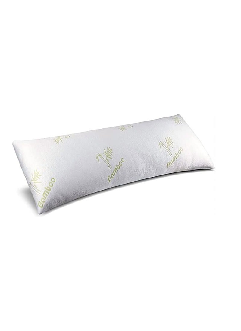 Plush PLUSH Full Body Pillow for Adults Removable Zippered Bamboo Cover Breathable Cooling Bed Pillow for Side Sleepers Long Pillow for Full Body Support  - Image 3