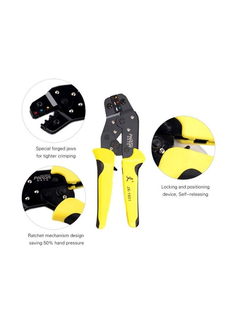 yongsheng 501-Piece Wire Terminals Crimping Tool Set Yellow/Red/Blue 20.5x5x14.2cm  - Image 3