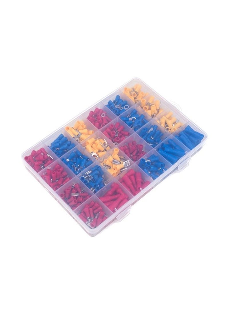 yongsheng 501-Piece Wire Terminals Crimping Tool Set Yellow/Red/Blue 20.5x5x14.2cm  - Image 4