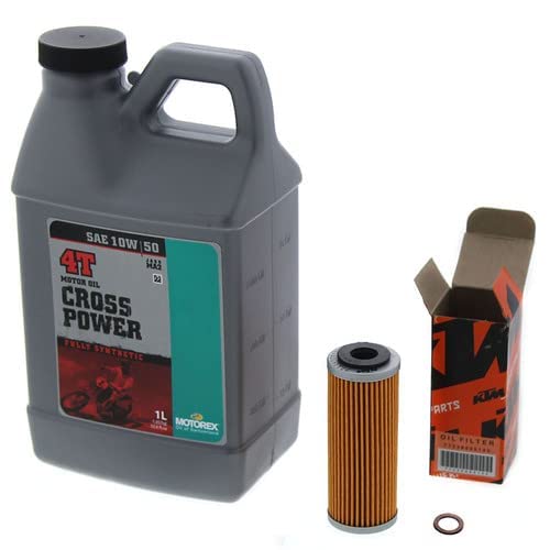 KTM OIL CHANGE KIT 1L 10W/50 OEM U6921040 - Image 2