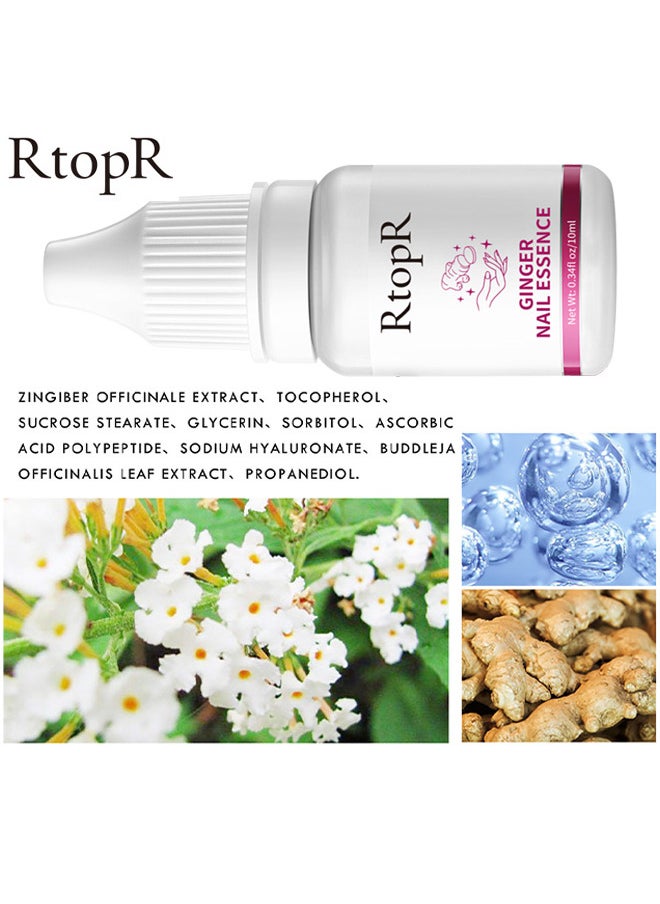 RtopR - Ginger Nail Repair Liquid Treatment Essence Oil Nail Anti Remove Nail Onychomycosis Fungus Toe Nourishing Brighten Nail Care - Image 1