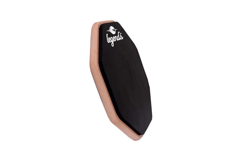Legends 2 Sided Drum Practice Pad - Black (Practice pad only) (12 inches) | Drum Pad for Practice | Musical Instruments - Image 2