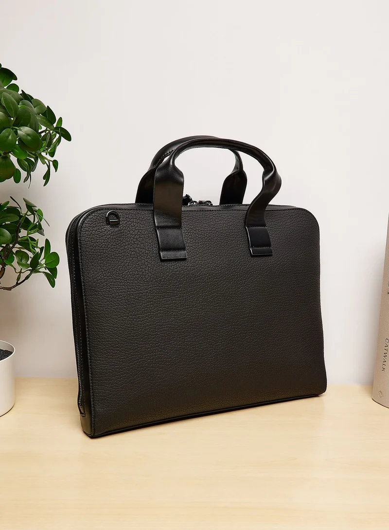 CALVIN KLEIN MODERN BAR SLIM LAPTOP BAG