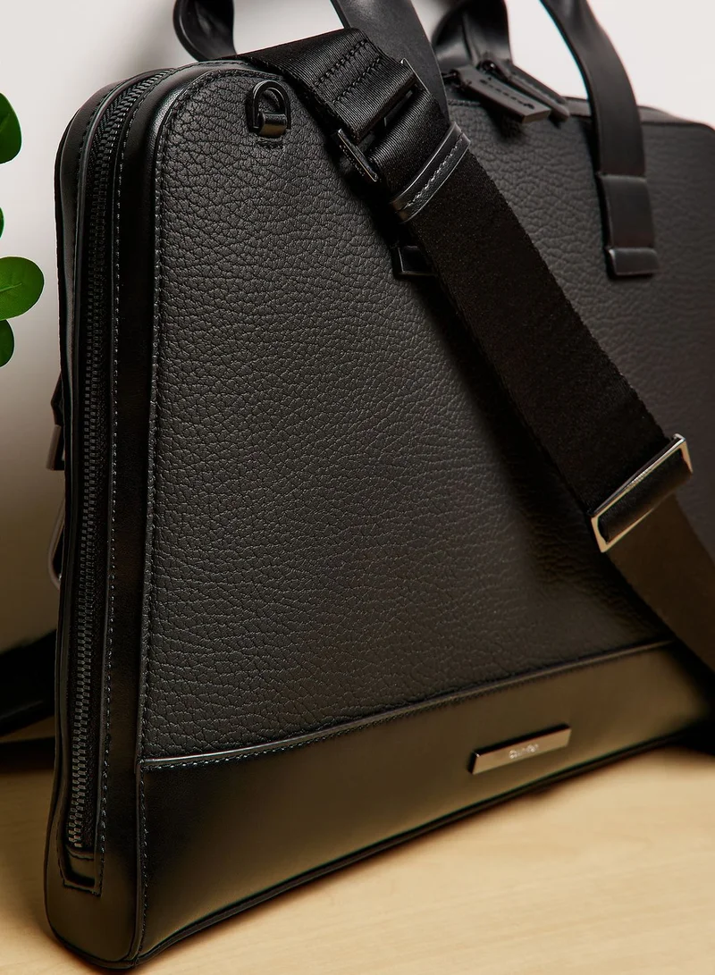 CALVIN KLEIN MODERN BAR SLIM LAPTOP BAG