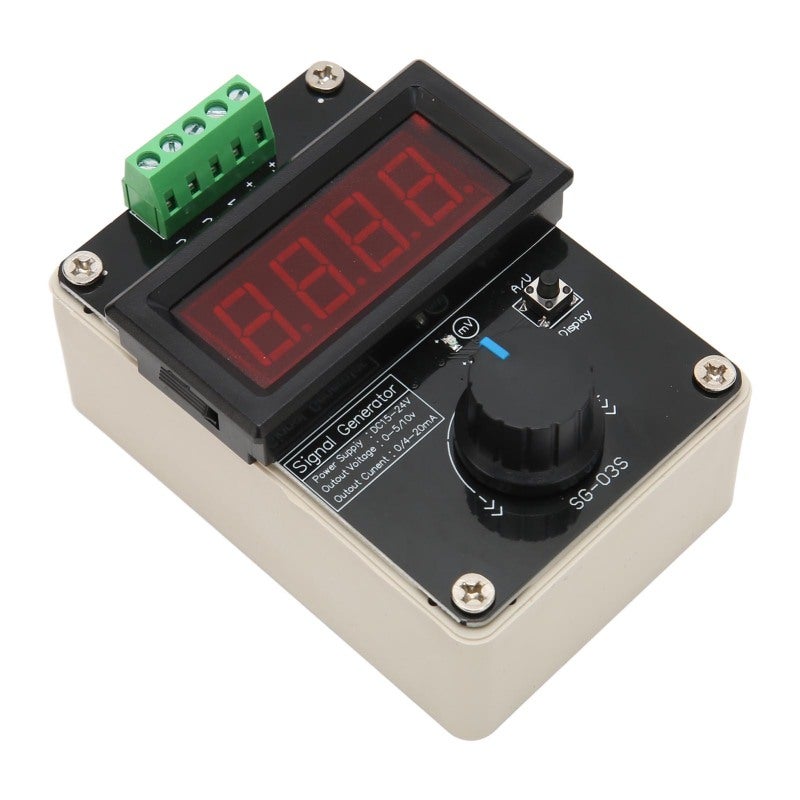 4 To 20ma Signal Generator Adjustable Dual Current Voltage Analog Simulator - High Accuracy Three Digit Display for PLC Debugging - Image 5