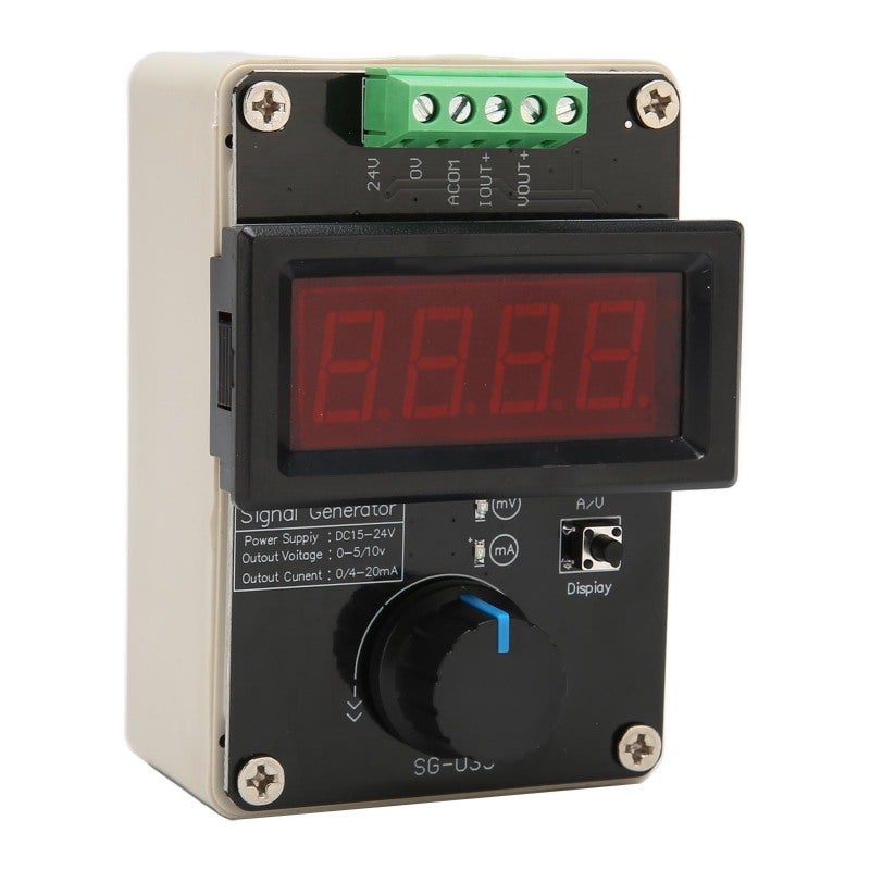 4 To 20ma Signal Generator Adjustable Dual Current Voltage Analog Simulator - High Accuracy Three Digit Display for PLC Debugging - Image 1