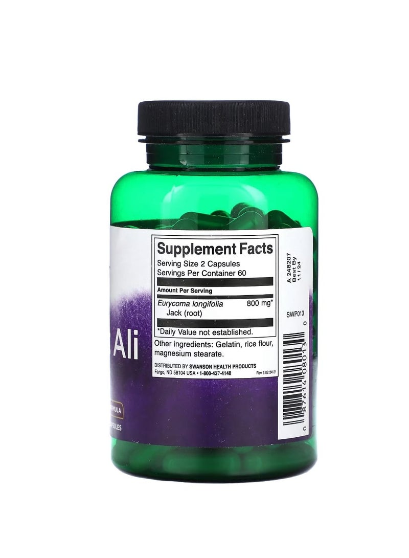 SWANSON Tongkat Ali, 400 mg, 120 Capsules  - Image 2