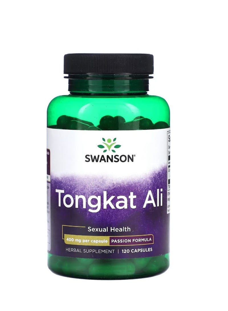 SWANSON Tongkat Ali, 400 mg, 120 Capsules  - Image 1
