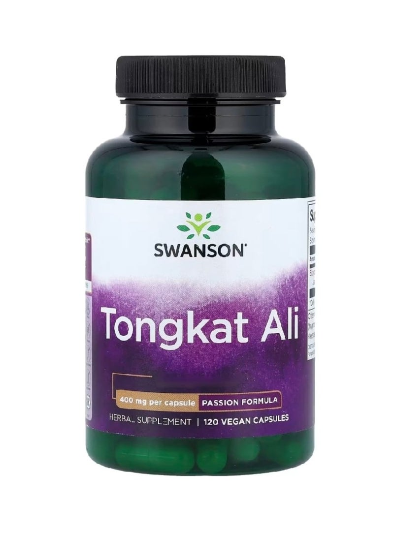 SWANSON Tongkat Ali, 400 mg, 120 Capsules - Image 1