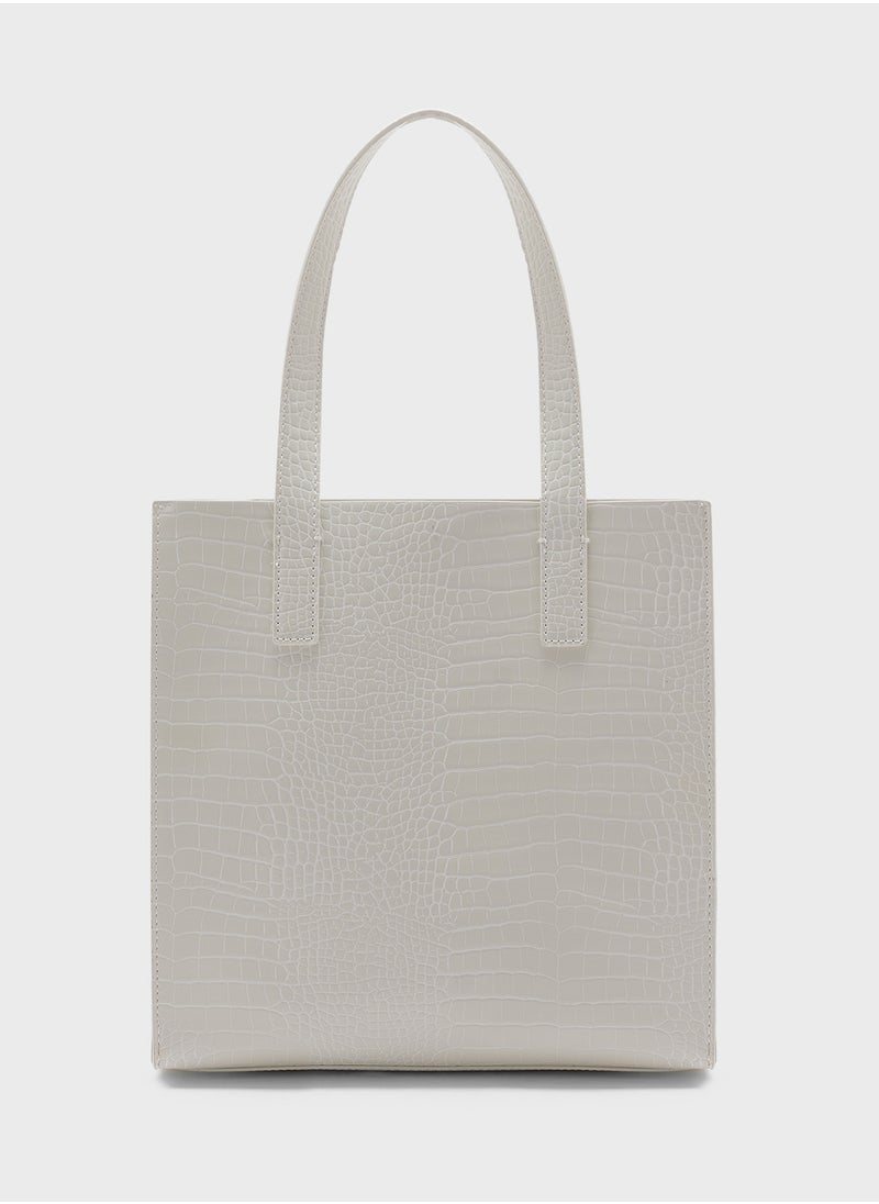 Ted Baker Reptcon Croc Detail Small Icon Bag  - Image 2