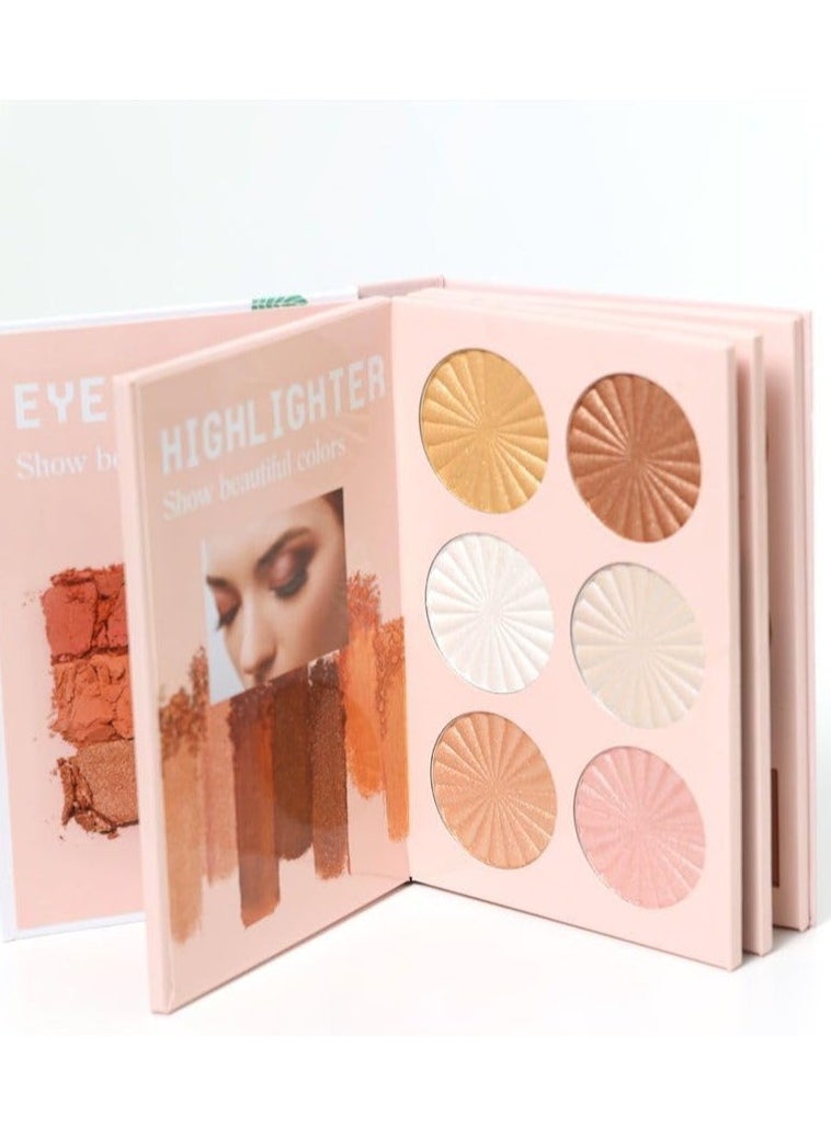 Me Now All In 1 Make Up Eyeshadow Highlight Blush Palette  - Image 3