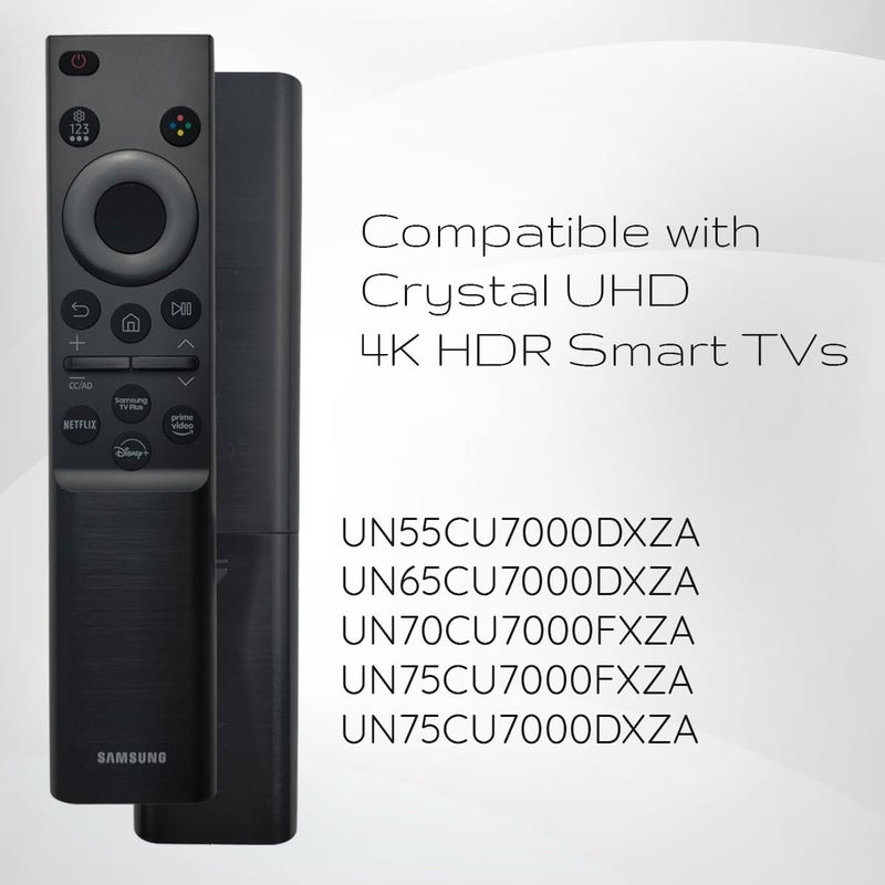 Ceybo OEM BN59-01388A Remote Control for Samsung Crystal UHD 4K CU7000 Series Smart TV Includes Netflix Samsung TV Prime Video & Disney+ Shortcuts - Image 1