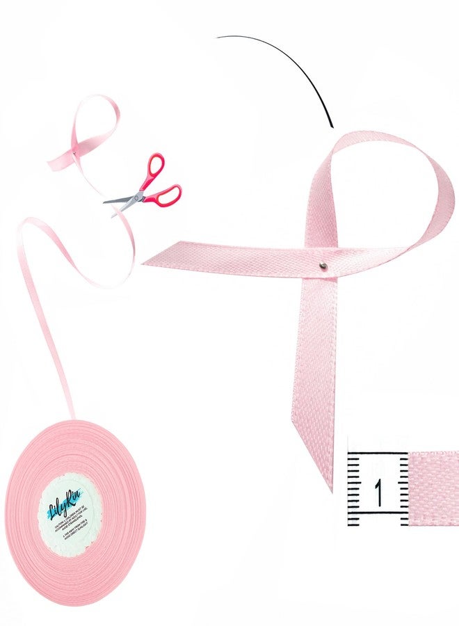 LilyRin Pink Ribbon 3/8 Inches 36 Yards Roll Perfect for Scrapbooking Art Wedding Wreath Baby Shower Packing Birthday, Wrapping Christmas Gifts Other Projects - Image 5