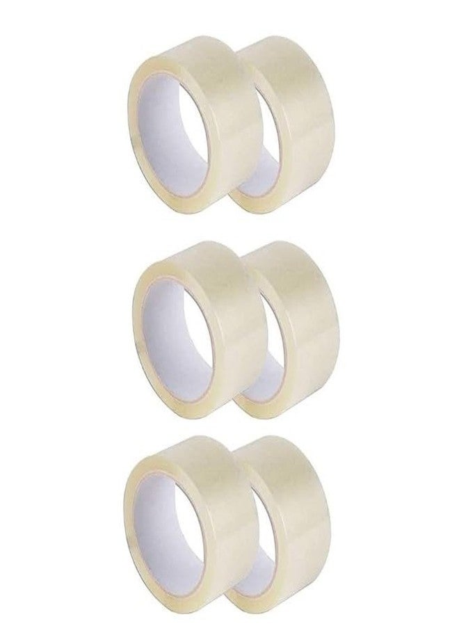 G-Charge BOPP Packaging Clear Tape | 200Meter Length | 3" Width | Pack of 6 | for Packaging, Industrial, Home and Office, Decorating and DIY (72 mm X 200 Meter, Transparent, 6) - Image 1