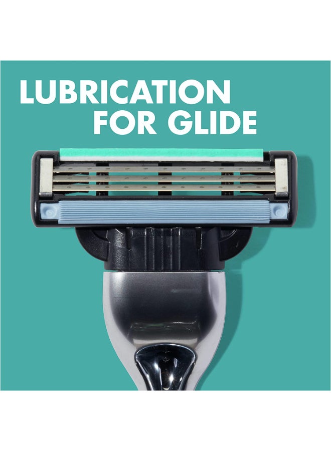 Gillette Mach3+ Men's Refillable Razor: 3 Blade Refills - Image 4
