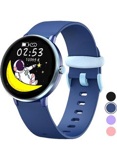 PROMASS Smart Watch, Children Fitness Activity Tracker for girls boys, IP68 Waterproof Kids Smart Watch with 19 Sport Modes, Pedometers, Heart Rate, Sleep Monitor (Blue)  - Image 1