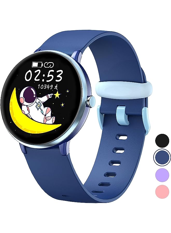 PROMASS Smart Watch, Children Fitness Activity Tracker for girls boys, IP68 Waterproof Kids Smart Watch with 19 Sport Modes, Pedometers, Heart Rate, Sleep Monitor (Blue) - Image 1