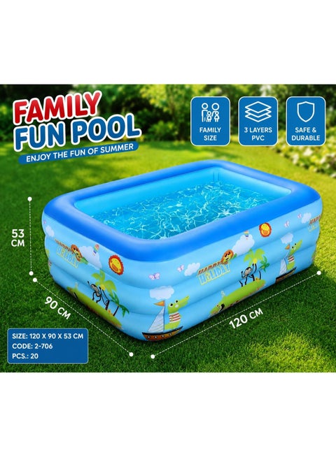 120 cm swimming pool