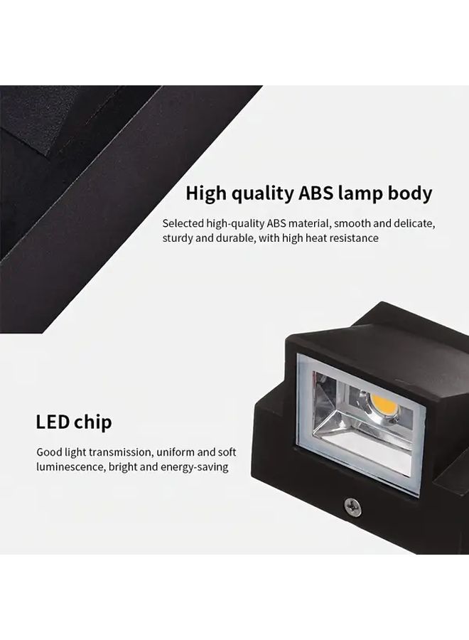Modern LED Wall Lamp 6W Warm White Adjustable Brightness Dimmable IP55 Waterproof Indoor Outdoor - Image 3