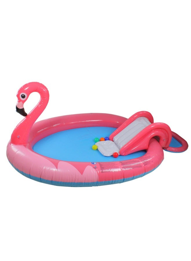 SunClub Sun Club Flamingo City Star Pool, ±213cm x 123cm x 78cm (84in x 48in x 31in) - Image 3