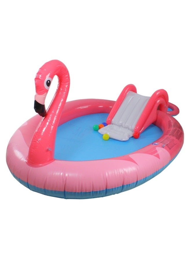 SunClub Sun Club Flamingo City Star Pool, ±213cm x 123cm x 78cm (84in x 48in x 31in) - Image 1