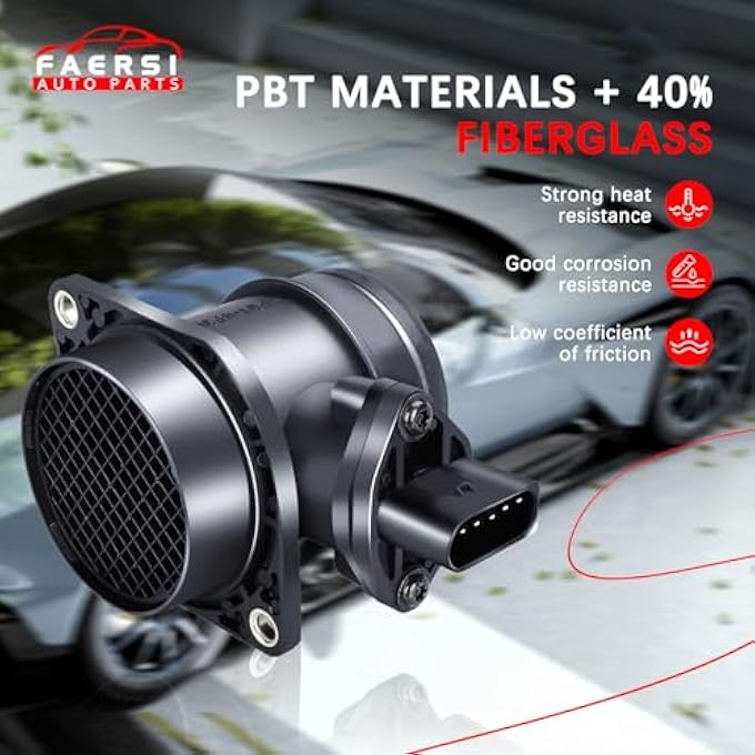 FAERSI Mass Air Flow Sensor Meter Maf 06A906461A 861005 0280218002 Replacement For Volkswagen Golf 19992001 Beetle 19982001 Golf 2003 - Image 3