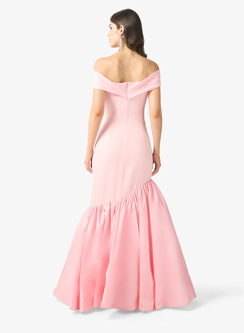 Namshi x Off Shoulder Mermaid Cut dress - Image 2