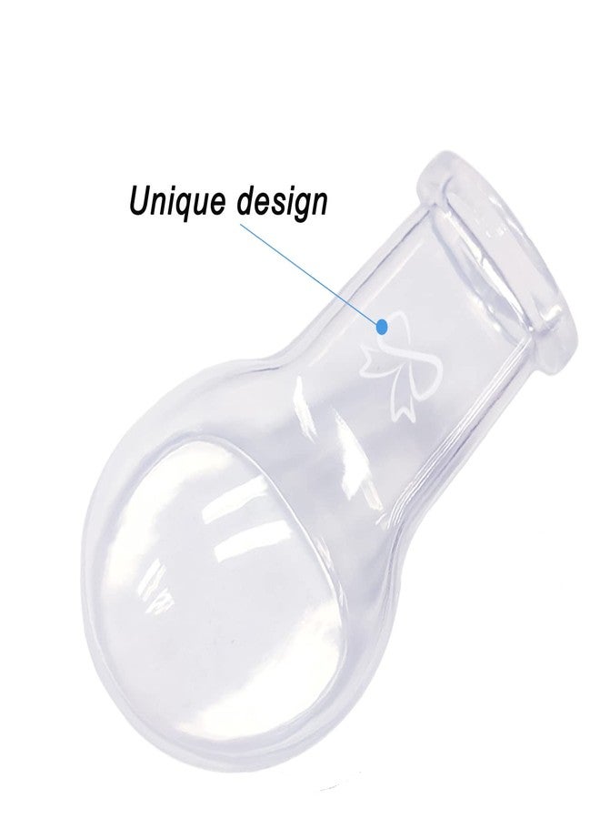 CutiePlusU Adult Sized Pacifier Nipple Value Pack-Silicone Replacement Nipple-Clear Teat 3 Pack - Image 5