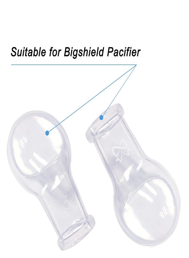 CutiePlusU Adult Sized Pacifier Nipple Value Pack-Silicone Replacement Nipple-Clear Teat 3 Pack - Image 4