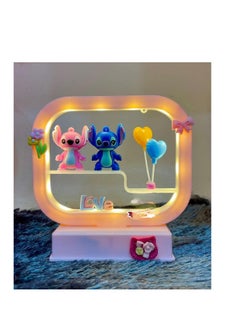 Get trendy Stitch lamps with a modern design inspired by the beloved character, adding a fun and stylish touch to your room.  Made from high-quality materials, it provides soft and cozy lighting, making it perfect for bedrooms, offices, and gifts for Stitch fans!