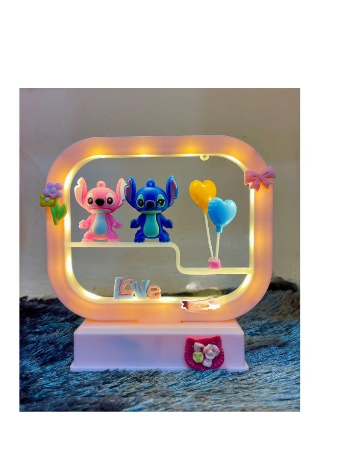 Generic - Get trendy Stitch lamps with a modern design inspired by the beloved character, adding a fun and stylish touch to your room.  Made from high-quality materials, it provides soft and cozy lighting, making it perfect for bedrooms, offices, and gifts for Stitch fans! - Image 1