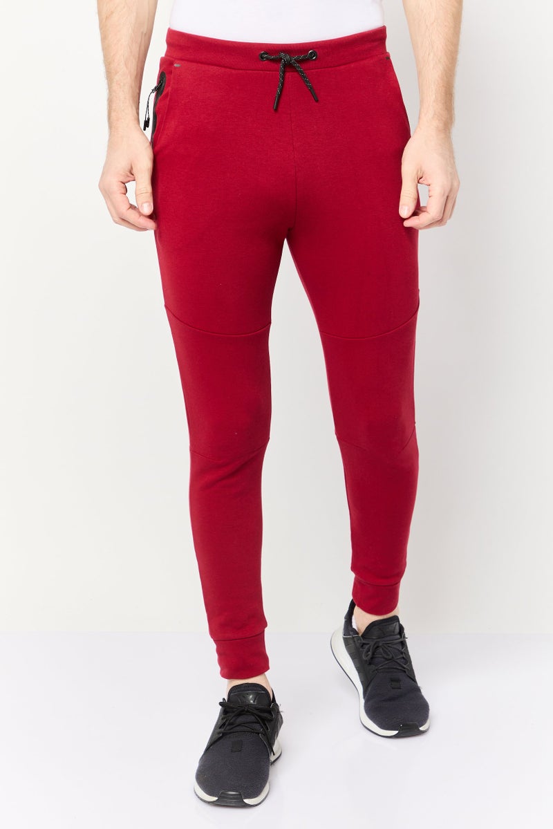 Celio سروال جوجر عادي للرجال، أحمر - Image 1