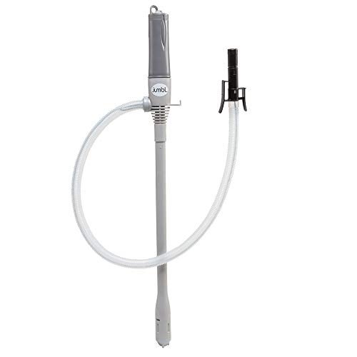 Jumbl Automatic Fuel Transfer Pump with AutoStop 3x More Powerful D Battery Powered Extra Long Hose Fits All Size Cans Portable Liquid Pump Transfers Gasoline Water More at 23 GalMinute - Image 1