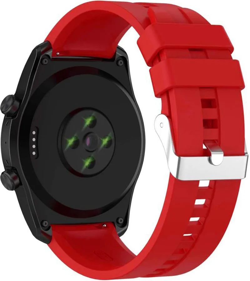 فورزاكاس Huawei Watch GT5 46 Compatible with Buckle Stripe Pattern Silicone Strap - FC369
