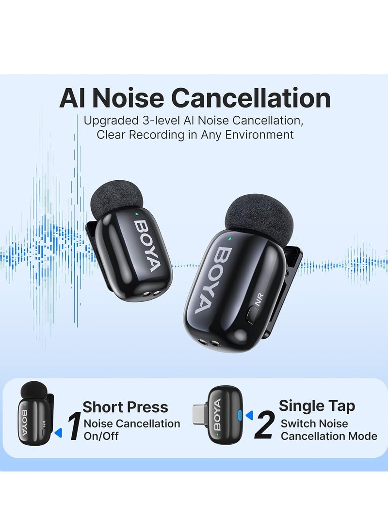 Mini-15 Wireless Microphone for iPhone with MFi Certified Ligntning Interface,Noise Cancellation, 30H Battery Life with Charging Case,Voice Changer Microphone,iPhone Microphone for Video Recording - pzsku/Z0C244A9AB57D843E7FE0Z/45/_/1739628370/f412714d-901e-4dd3-a147-8b3cec057a7a
