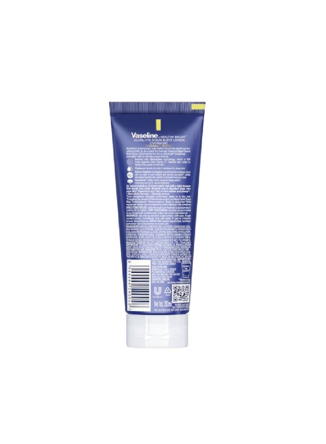 Vaseline Gluta-Hya Nighttime Radiance Serum-in-Lotion, Enriched with Amino Peptides 200ml - Image 2