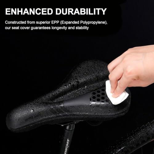 Proberos® Bicycle Soft Saddle Foam Seat Cover, Thick Padding Superior Comfort, Advanced Gel Bicycle Saddle Seat Cushion Cover Waterproof Anti-Slip for Mountain Bike, Road Bikes, City Bike - Image 5