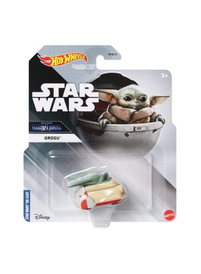 Star Wars Hot Wheels Character Cars Grogu Diecast Car - Image 1