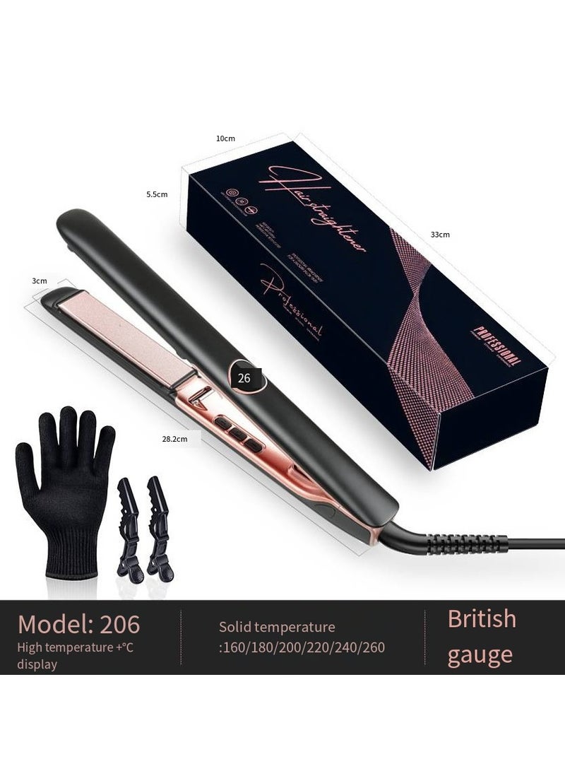 general 2-in-2 Ionic Hair Straightener & Curler – Ceramic Flat Iron with Dual Styling Modes & Frizz Control - Image 1