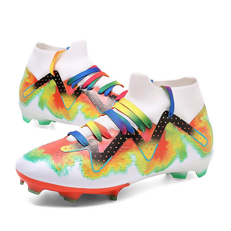 Football Shoes Boys And Girls Children Teenagers Students Tf Broken Nails Artificial Lawn Competition Training Shoes - Image 4