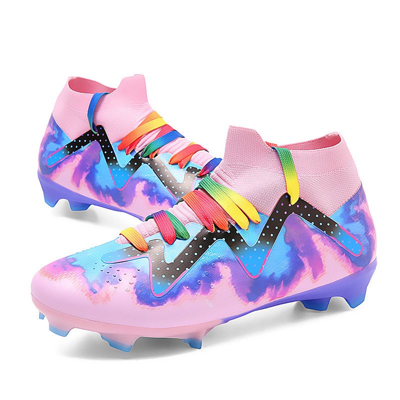 Football Shoes Boys And Girls Children Teenagers Students Tf Broken Nails Artificial Lawn Competition Training Shoes - Image 3