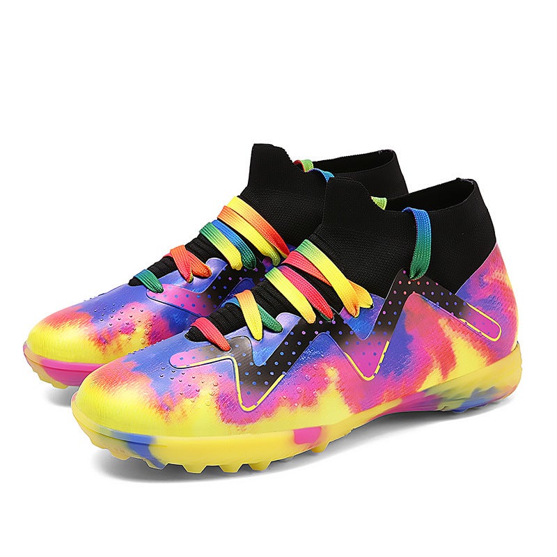 Football Shoes Boys And Girls Children Teenagers Students Tf Broken Nails Artificial Lawn Competition Training Shoes - Image 1