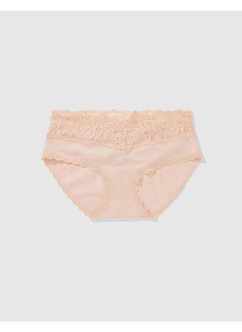 Aerie Cotton Eyelash Lace Brief