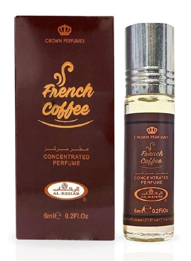 Alrehab French Coffee Concentrated Perfume Oil - 6ml - Image 2