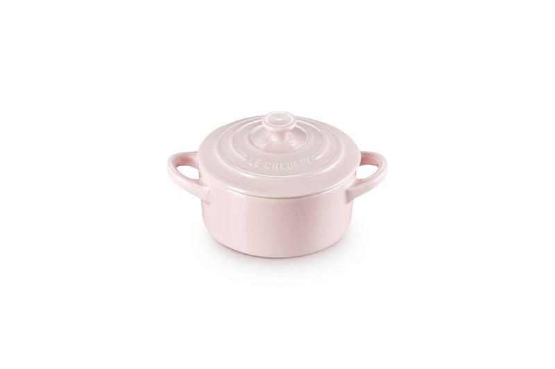 Le Creuset Le Creuset Stoneware Mini Round Cocotte, 8oz, Shallot  - Image 1