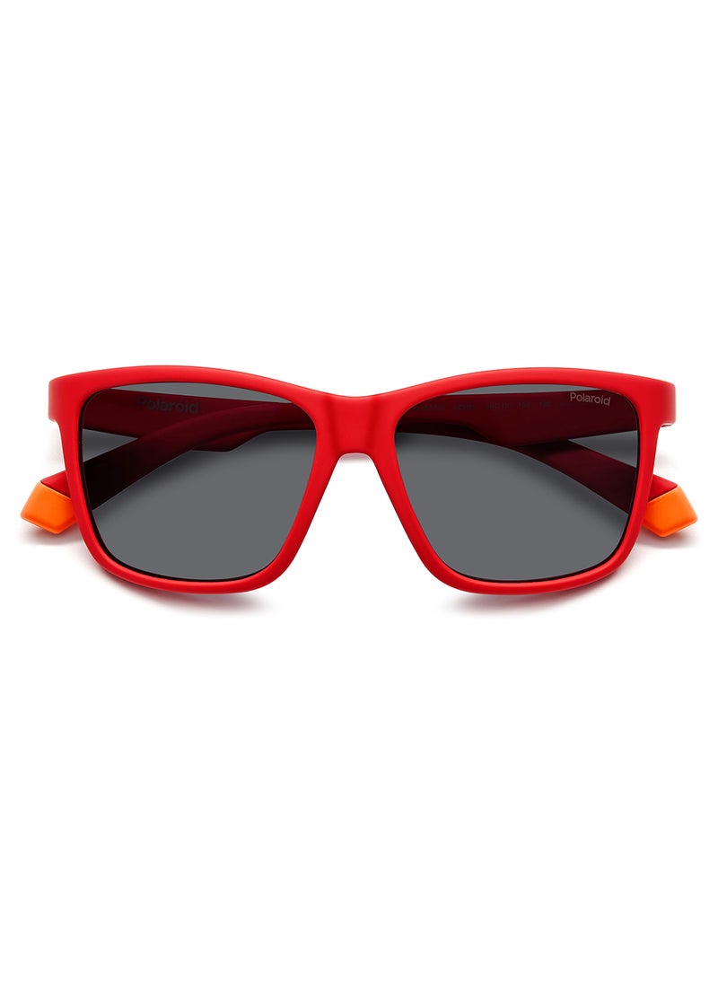 Kids Unisex Polarized Rectangular Sunglasses - Pld 8057/S Red Millimeter - Lens Size: 50 Mm - pzsku/Z0C24838831E4796656ECZ/45/_/1708347892/3336a4d9-bcdf-46be-8112-60d894c226e8